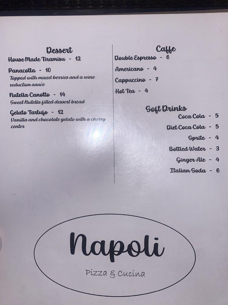 Napoli Pizza e Cucina Menu image 3